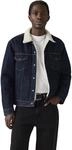 Levi's Herren Jeansjacke Type III Sherpa Trucker gef&uuml;ttert, Regular Fit, Blau...