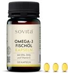 sovita Omega-3 Fisch&ouml;l I 120 Kapseln I 1500 mg Omega-3-Fetts&auml;uren pro Tagesdosis