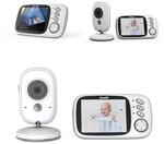 Chipolino Babyphone Polaris+ Kamera 3,2" IPS LCD Display Temperatursensor Alarm wei&szlig;