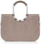 reisenthel loopshopper L herringbone mokka &ndash; Stabile Tasche mit praktischen