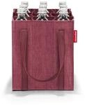 reisenthel bottlebag twist maroon - 9 F&auml;cher, einfaches Recycling der Flaschen,