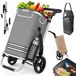 24MOVE&reg; Einkaufstrolley Vehlo klappbar mit 55L inkl. K&uuml;hlfach, Faltbarer 3in1