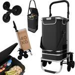 24MOVE&reg; Einkaufstrolley Alegre klappbar mit 55L inkl. K&uuml;hlfach, Faltbarer 3in1