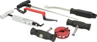 BRILLIANT TOOLS BT681100 Windschutzscheiben-Ausbau-Satz, 7-tlg [Powered by KS TOOLS]