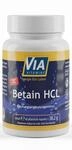 Betain HCL 540mg pro Kapsel, 60 vegane Kapseln, ohne Zus&auml;tze, &uuml;ber 30.000