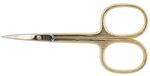 nippes Solingen Hautschere Vergoldet | Nagelhautschere Turmspitze | 9 cm | Aus