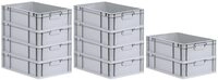 PROREGAL SuperSparSet 10x Eurobox NextGen Economy | Griffe geschlossen |HxBxT