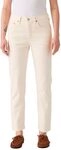 Levi's Damen Jeanshose 501 Crop High Rise, Straight Fit, Wei&szlig; (Surprise Guest),