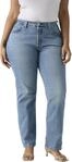 Levi's Damen Jeanshose 501 Curve High Rise, Straight Fit, Blau (Lucid Dream), W26/L30