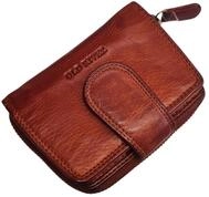 Old River Damen Leder Geldb&ouml;rse Klein, Damen Portemonnaie, Geldtasche mit