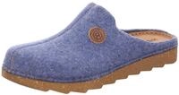 Rohde Herren Pantoffel Hausschuh Softfilz Foggia-H 7100, Gr&ouml;&szlig;e:44 EU, Farbe:Blau