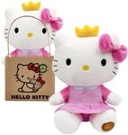 Joy Toy - Hello Kitty Princess Eco Plush 24 cm in wiederverwendbarem Kartont&auml;schchen