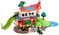 Majorette CLAAS Farm-Spielset (inkl. Autos) - Spielzeug-Bauernhof mit Stall,