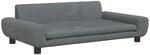 vidaXL Hundebett Dunkelgrau 100x54x33 cm Samt