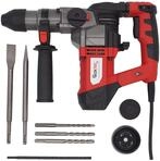 BOXTEC TRH 1500 Bohrhammer SDS-PLUS 1500W mit LED-Statusanzeige 3 Funktionen...