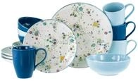 CreaTable, 24387, Serie Candy Drops Mix, 16-teiliges Geschirrset f&uuml;r 4 Personen,