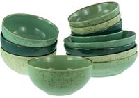 Creatable, 24224, Serie Nature Collection, 12-teiliges Geschirrset f&uuml;r 12 Personen,