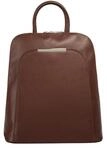 Cluty Damen Rucksack Echt Leder Made in Italy | Citybag f&uuml;r Shoppingtouren 