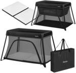Lionelo Alice 3 in 1 Reisebett Laufgitter von 0 bis 15 kg | Schaumstoffmatratze, 2