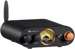 Fosi Audio MC101 Bluetooth 5.3 Hi-Fi Verst&auml;rker mit VU Meter, 100W x 2 Stereo