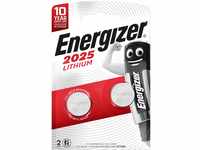 Energizer® Knopfzelle, Lithium, Knopfzelle, CR2025, 3 V, 163 mAh (2 Stück),...