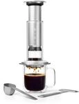 AeroPress Premium-Kaffeepresse aus Glas, Edelstahl und Aluminium,