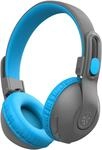 JLab JBuddies Studio 2 Kabellose + verkabelte On-Ear-Kinder-Kopfh&ouml;rer, Grau/Blau,