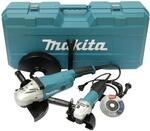 Makita DK0054G Winkelschleifer-Set, GA9020R + 9558HNR, mit Transportkoffer