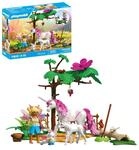 PLAYMOBIL | Magic Unicorns | Zauberhafter Einhorn-Stall f&uuml;r Mama und Fohlen 
