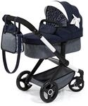 Bayer Design 17081AA Puppenwagen Xeo mit Tasche, h&ouml;henverstellbarer Griff,