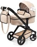 Bayer Design 17075AA Puppenwagen Xeo mit Tasche, h&ouml;henverstellbarer Griff,