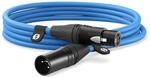 R&Oslash;DE XLR-3 Hochwertiges XLR-Kabel (3 m, blau)