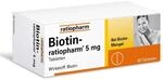 Biotin-ratiopharm&reg; 5 mg: Zur Vorbeugung und Behandlung von Biotin-Mangel, 90