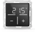 Homematic IP Glas-Wandthermostat mit CO2-Sensor, schwarz, Smart Home, misst