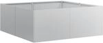 vidaXL Pflanzk&uuml;bel 80x80x30 cm Verzinkter Stahl, Pflanzschale,