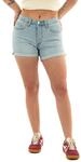 Levi's Damen 501 Rolled Short Denim Shorts