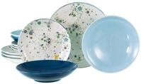 CreaTable, 24388, Serie Candy Drops Mix, 12-teiliges Geschirrset f&uuml;r 4...