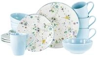 CreaTable, 24256, Serie Candy Drops, 16-teiliges Geschirrset f&uuml;r 4 Personen,