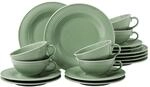 Seltmann Weiden Beat Color Glaze Teeservice 18-teilig | Brotteller (17 cm), Teetassen