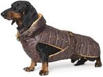 Fashion Dog wasserfester Hunde-Steppmantel speziell f&uuml;r Dackel - 39 cm