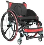 Antar AT52310 43 Aktiv Rollstuhl, 43 cm Sitz Breite, 12600 g, Rot