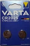 VARTA Lithium Knopfzelle Professional Electronics, CR2025, Menge: 2 St&uuml;ck...