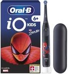 Oral-B iO Kids 6+ Marvel Spiderman Elektrische Zahnb&uuml;rste Kinder, Schwarz 
