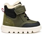 Geox Baby - Jungen Willaboom Boy Ab Ankle Boot, Dk Green Black, 24 EU
