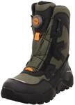 Superfit Jungen Rocket Gore-tex 1-000403 Schneestiefel, Gr&uuml;n Orange 7000, 34 EU Weit