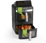 GOURMETmaxx FryUp XL vertikale Doppelkammer Hei&szlig;luftfritteuse mit Sichtfenster - 12