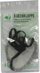 AUGENKLAPPE oval mit Gummiband 1 St