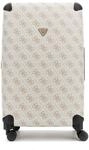 GUESS Trolley 28 In 8-Wheeler Exp. Dark Taupe Logo creme 77cm