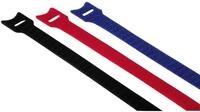 Hama Klett Kabelbinder, wiederverschlie&szlig;bar (Kabelbinder mit Klettverschluss zum