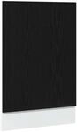 vidaXL Geschirrsp&uuml;lerblende Lyon Schwarz Eichen-Optik 45x1,5x67 cm Holzwerkstoff,